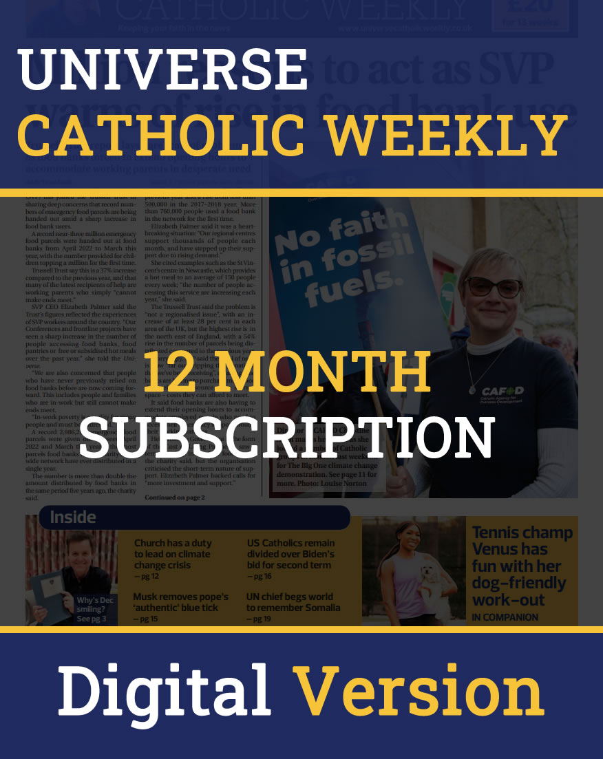 Universe Catholic Weekly 12 Month Subscription
