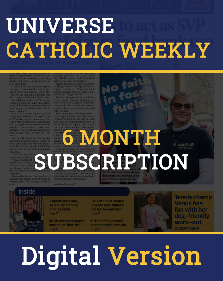 Universe Catholic Weekly 6 Month Subscription